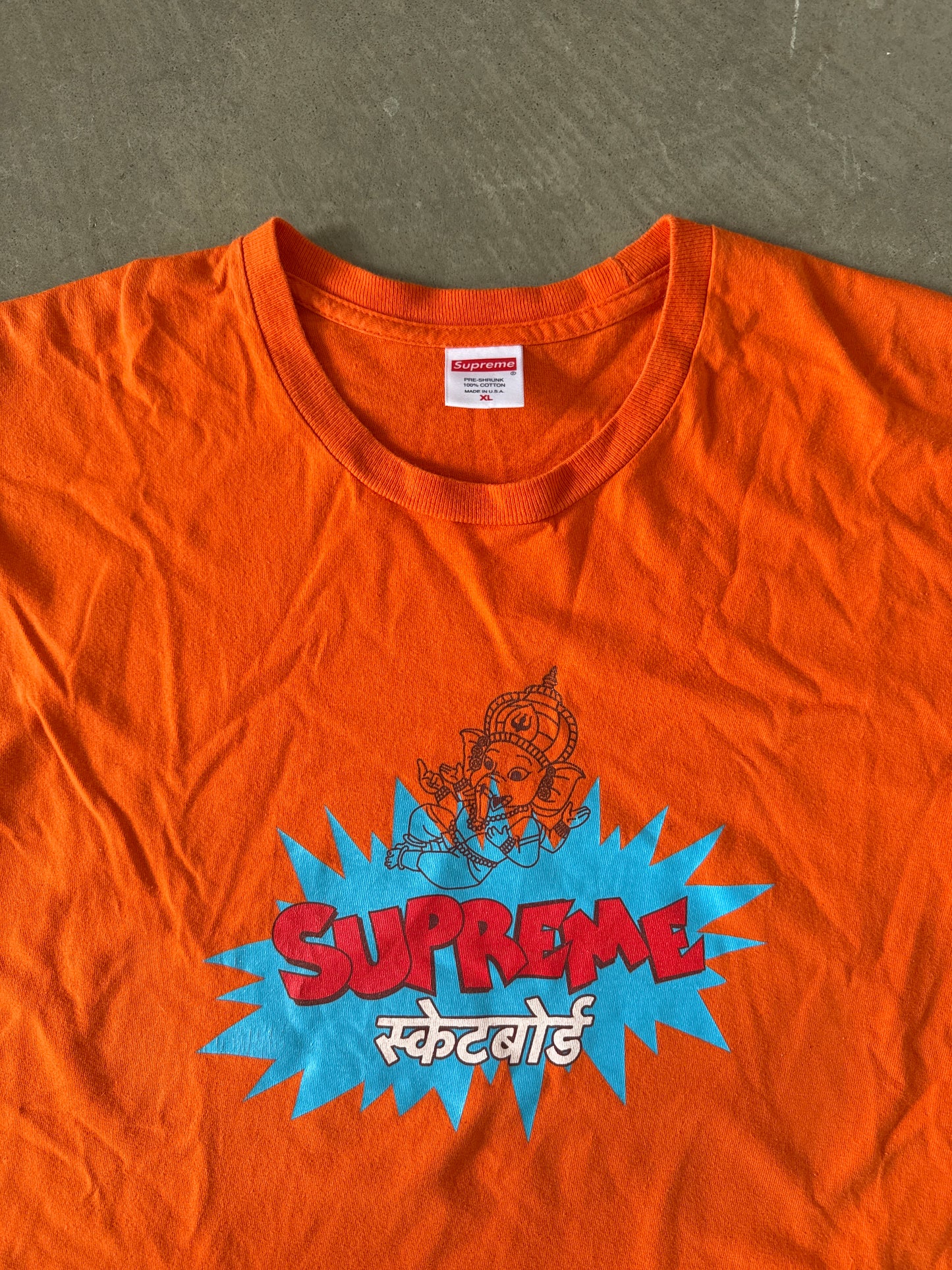 Supreme Ganesha Orange Tee