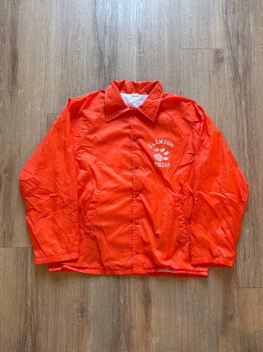 Vintage University Of Clemson Tigers Button Up Jacket