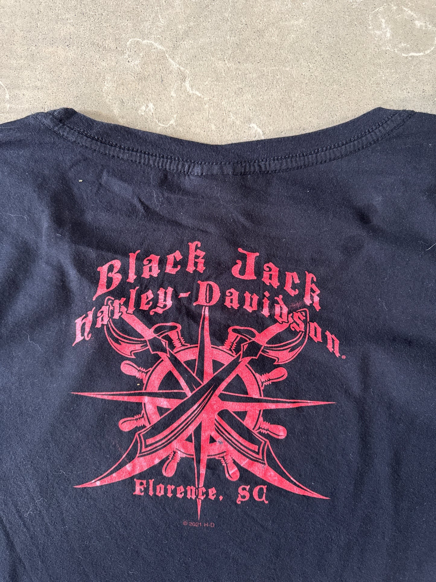 Harley Davidson Women’s Black Jack Florence South Carolina Tee