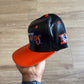 Vintage 90s Denver Broncos Leather Snapback Hat