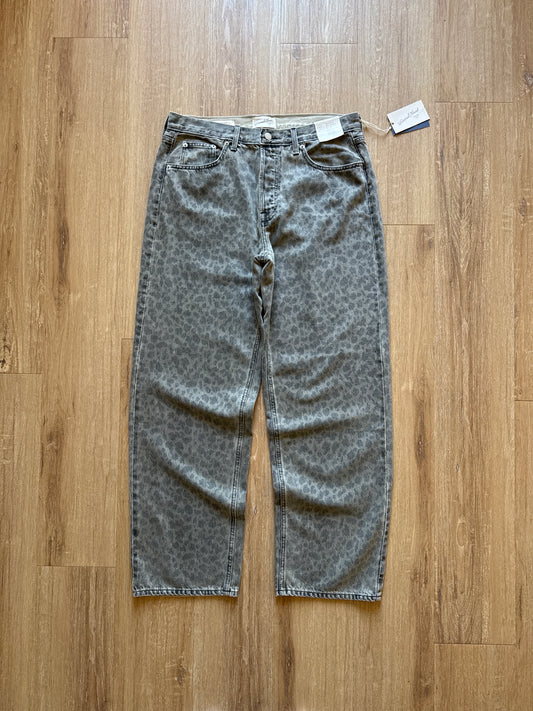 Universal Threads Leopard Print Baggy Denim Jeans