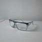 Vintage 90s Genuine Snake Skin Hip Hop Style Glasses