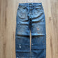 Vintage Gap Loose Fit Distressed Paint Splatter Denim Jeans