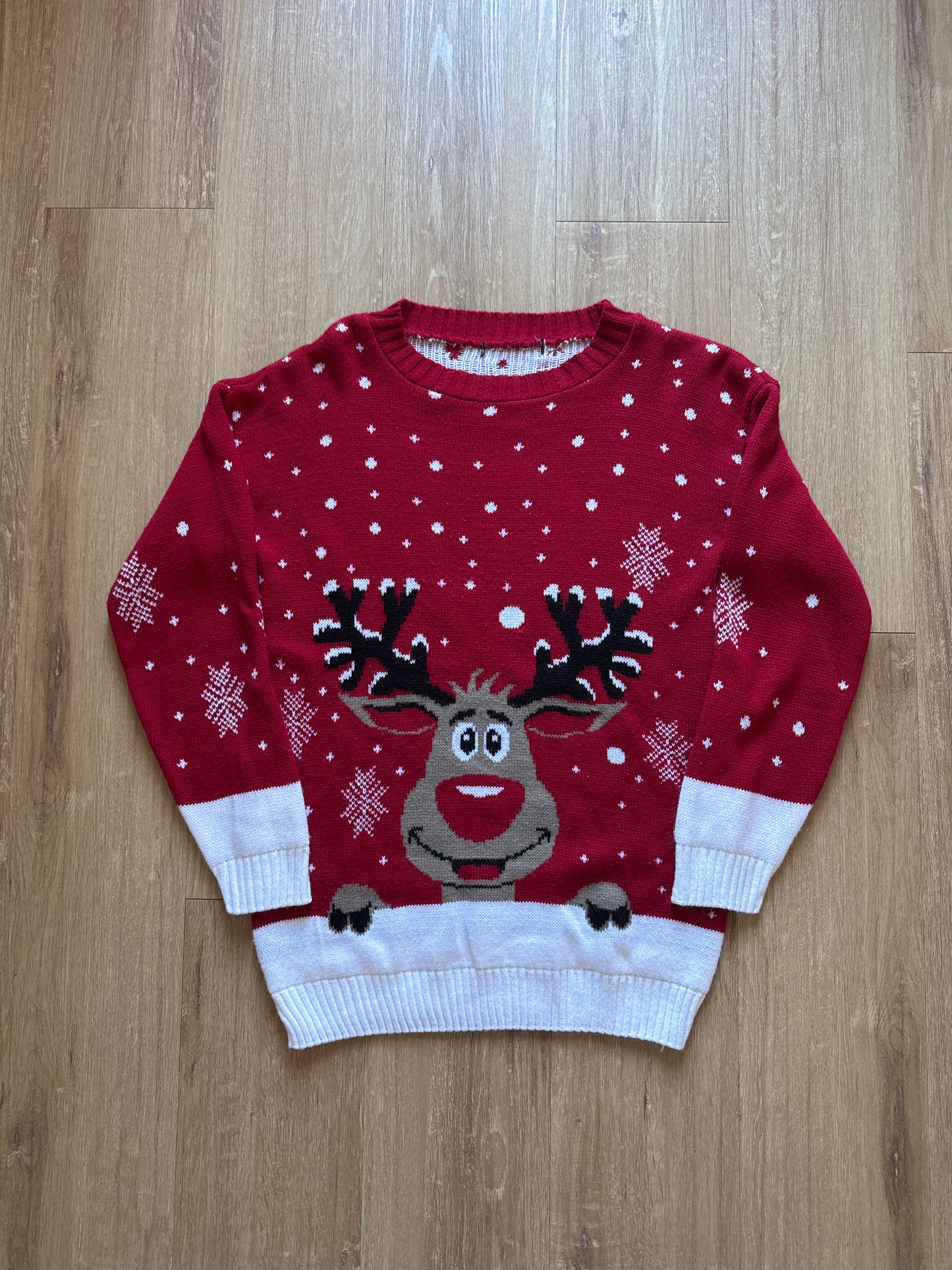 Vintage Rudolph The Red Nose Reindeer Sweater