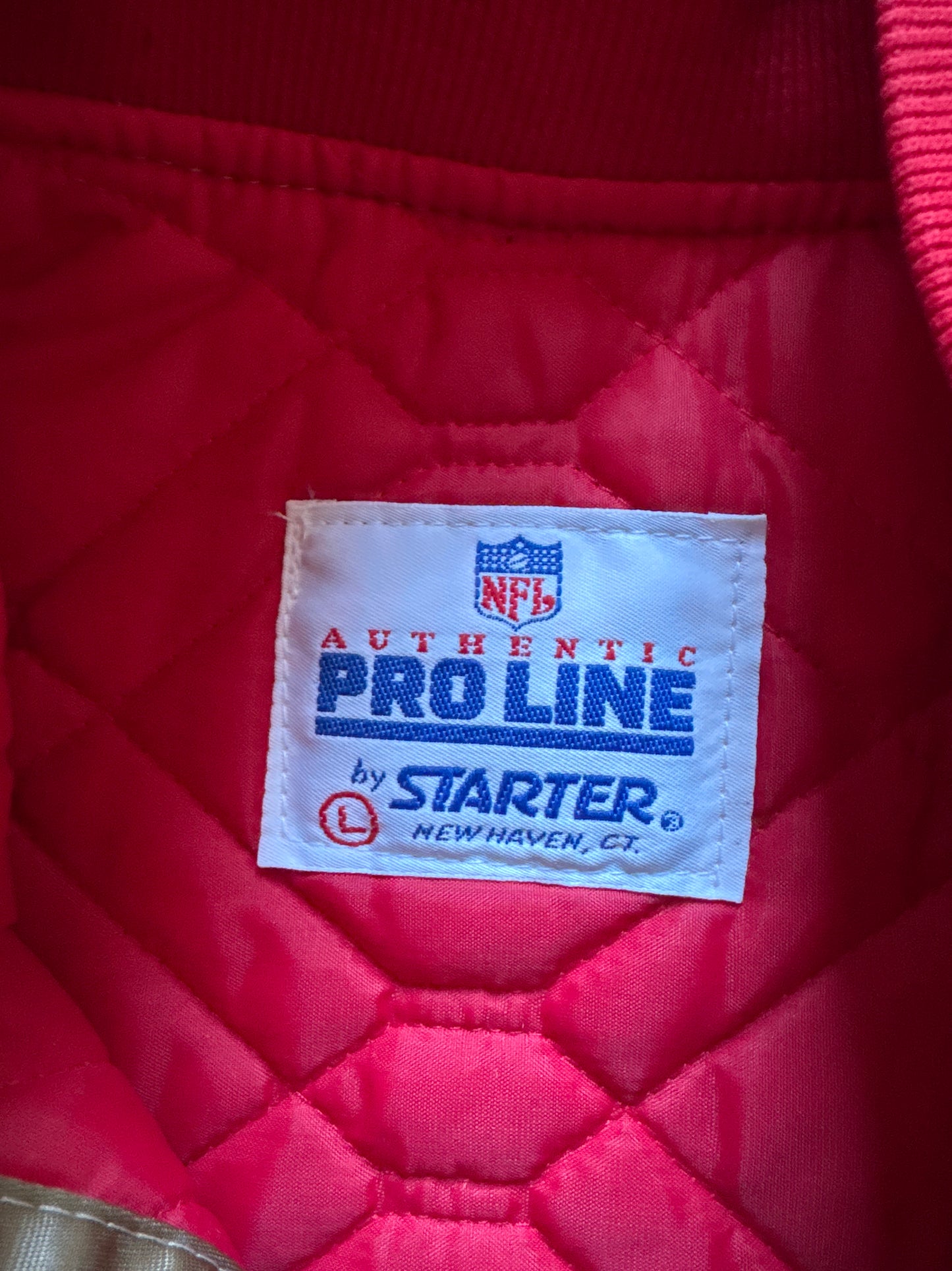 Vintage 90s Starter Pro Line NFL San Francisco 49er Satin Jacket