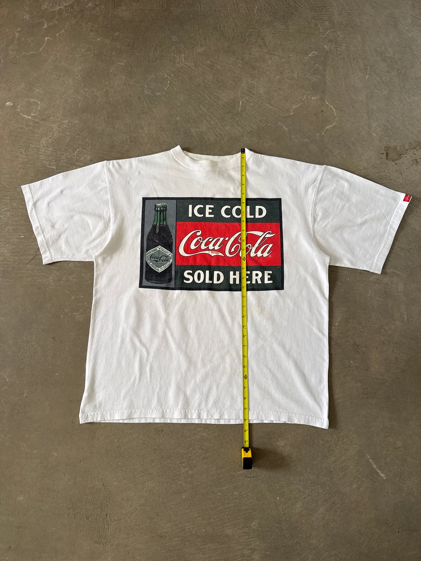 Vintage 1993 Coca Cola Sold Here Tee