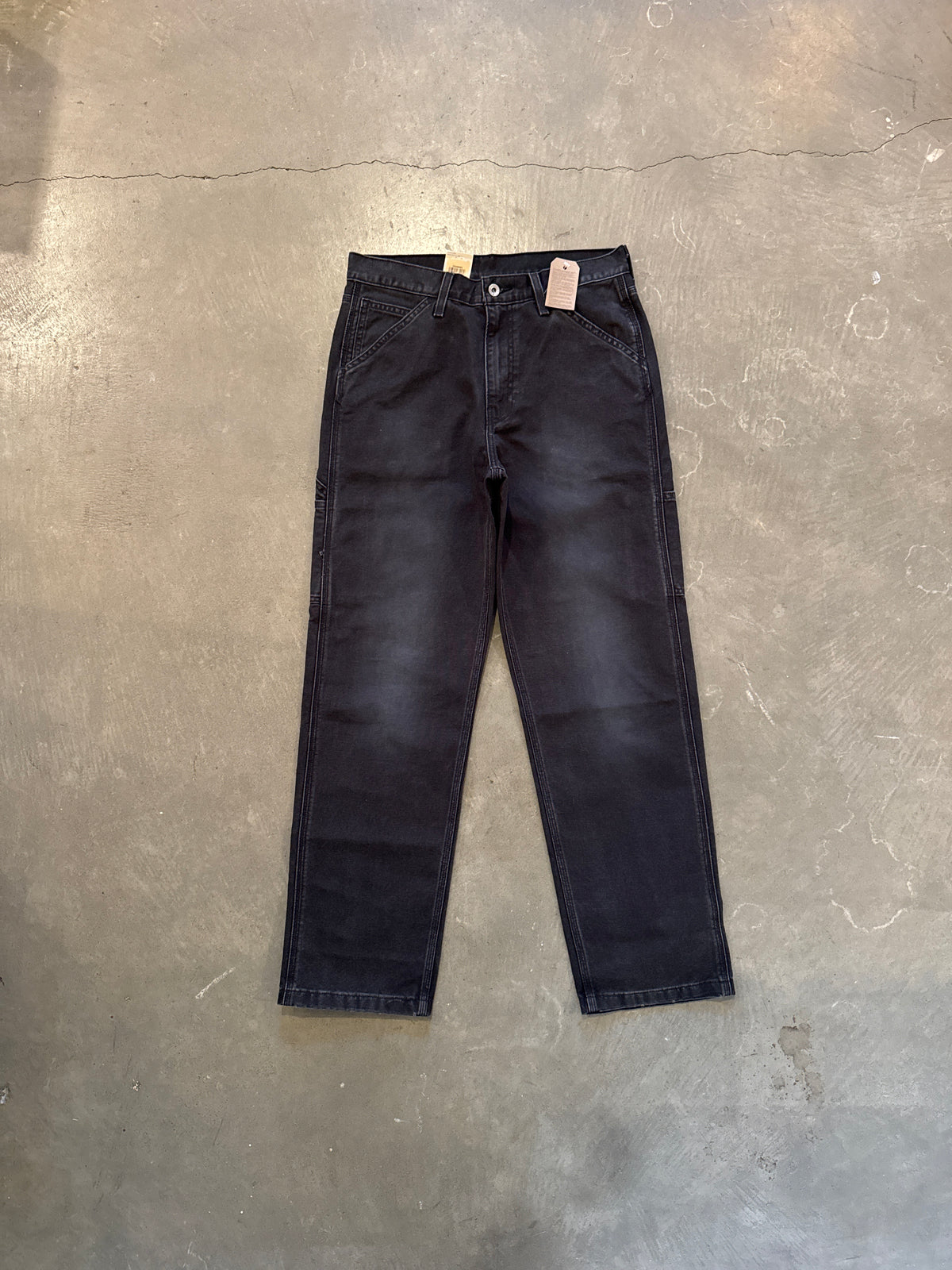 Levi’s 568 Washed Charcoal Loose Straight Carpenter Pants