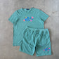 Polo Ralph Lauren Tropical Floral Tee Sweat Shorts Set