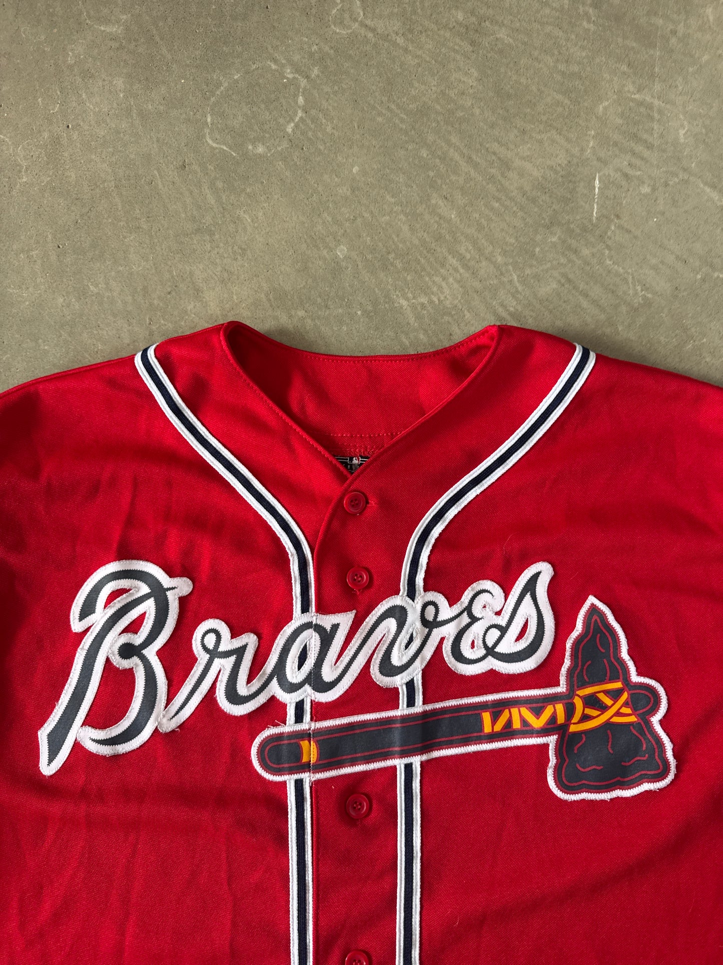 Vintage Majestic Atlanta Braves Baseball Jersey
