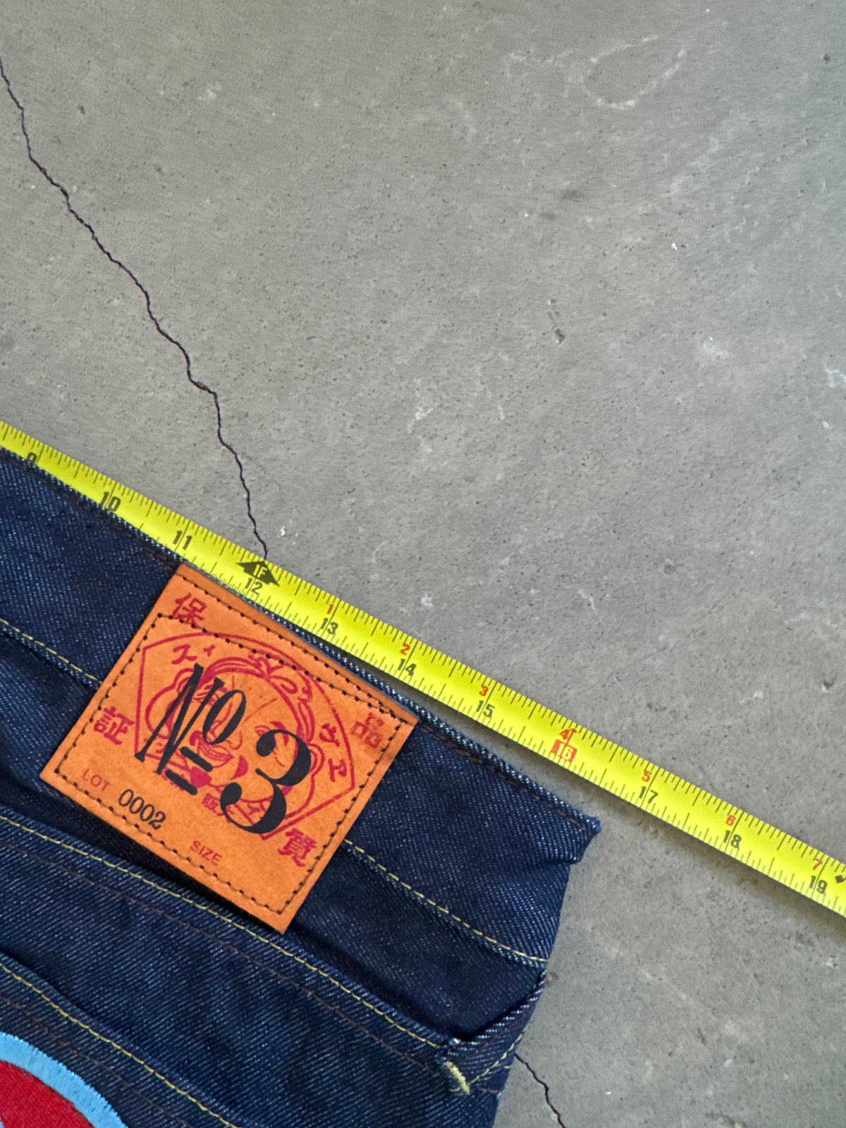 Evisu Embroidered Japanese Art Selvedge Denim Jeans