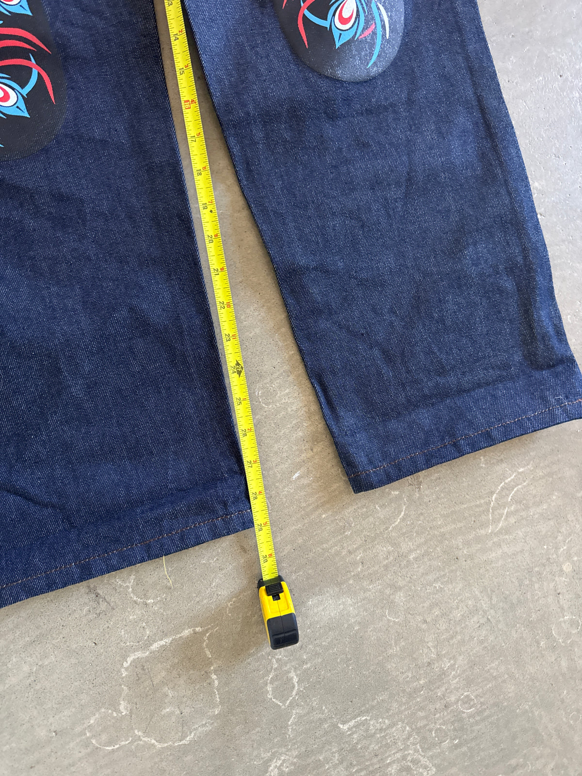 Evisu Embroidered Japanese Art Selvedge Denim Jeans